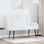 Dviejų vietų sofa Baltas 115 x 61 x 87 cm audinys