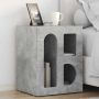 Naktinis staliukas 2 pcs Betono pilka 40 x 35 x 50 cm