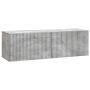 Sieninė TV spintelė Betono pilka 98 x 31 x 30 cm