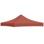 Proginės palapinės stogas, terakota spalvos, 3x3m, 270 g/m²