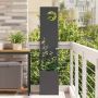 Sodo privatumo ekranas „Fretwork“ Juoda 32 x 140 cm