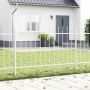 Sodo tvora 9 pcs Balta 15,3 x 0,8 m Miltelinis plienas