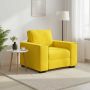 Sofa-kėdė, geltona, 100x78x84 cm, aksomas