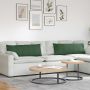 Sofa Pagalvės 2 pcs Tamsiai žalia 120 x 40 cm