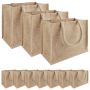 Džiuto piniginės 10 pcs Natūrali 26 x 22 x 14 cm