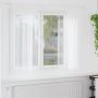 Voile Užuolaida 2 pcs Balta 175 x 140 cm Poliesteris