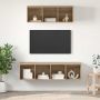 TV spintelių komplektas 2 pcs Amatininkų ąžuolas