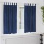 Užtemdymo užuolaidos 2 pcs Tamsiai mėlyna 140 x 175 cm Aksomas