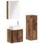 Vonios baldų rinkinys 4 pcs Sendintos medienos