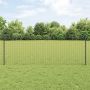 Tvora su stulpais Pilka 0,8 x 10 m Plienas ir PVC