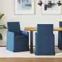 Valgomojo kėdės 2 pcs Mėlyna 57 x 67 x 95 cm audinys