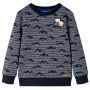 Vaikiškas sportinis megztinis, tamsiai mėlynos mišinys, 104 dydžio