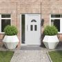 Lovelis 2 pcs Balta 100 x 100 x 80 cm Plienas