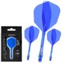Smiginio strėlyčių integruota kotelio ir sparnelio sistema Winmau Fusion Integrated Flight Shaft 6 Intermediate Blue