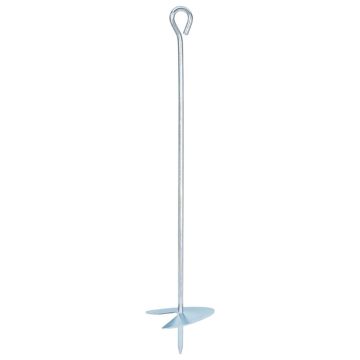 Žemės inkaras 4 pcs Sidabrinė Ø10 x 50 cm Cinkuotas metalas