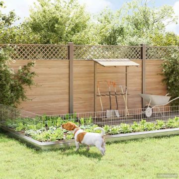 Sodo tvora su kuoliukais 24 pcs 35 x 50 cm Mesh Sidabrinė