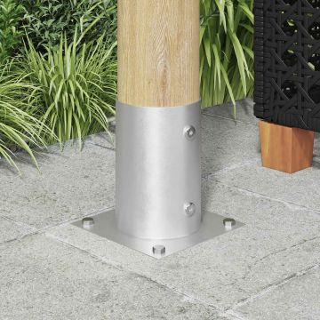 Apvalus žemės inkaras 4 pcs Sidabrinė 15 x 15 x 15 cm Metalas