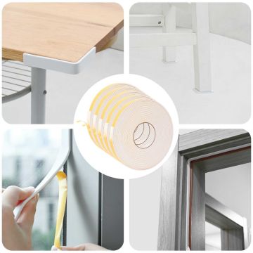 Savigautinė putų juosta 5 pcs Balta 15mm x 10m CR putplastis