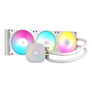 Corsair skysčiu aušinamas procesoriaus aušintuvas CW-9060095-WW, baltos spalvos