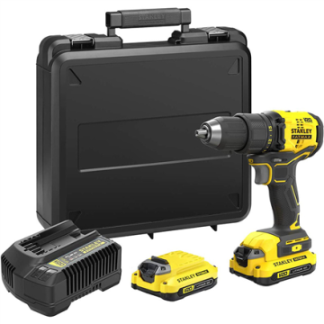 Stanley akumuliatorinis gręžtuvas-suktuvas SFMCD710D2K-QW, 18 V, 2,0 Ah