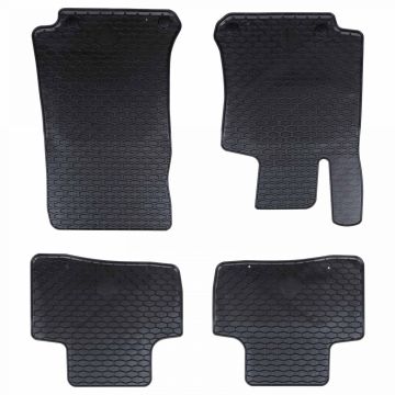 Automobilių kilimėlis 4 pcs Juodas tinkamas GLC , EQC Guma