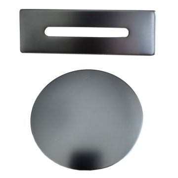 Detalė vonios sifono apdailos Gun Grey