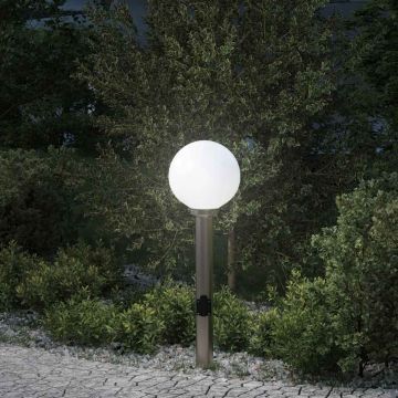 Šviestuvas su stulpeliu, 80 cm, nerūdijantis plienas, IP44