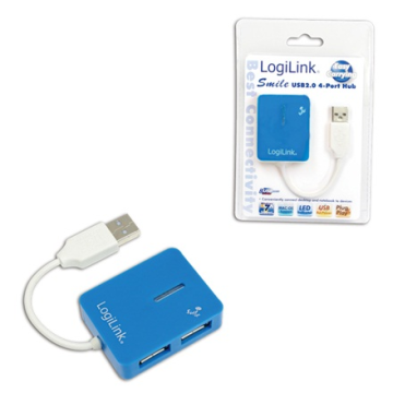 LogiLink įkrovimo stotelė UA0136, mėlynos spalvos