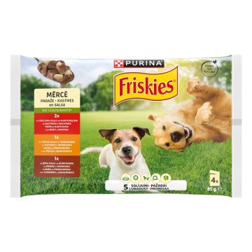 Konservai šunims Friskies, 0.085 kg x 4 vnt.