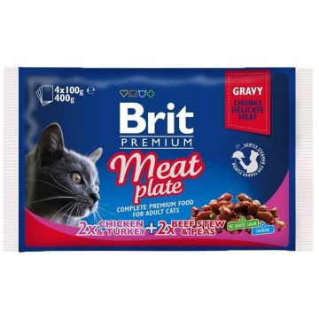 Maistas Brit Premium Meat Plate 0.1gx4vnt