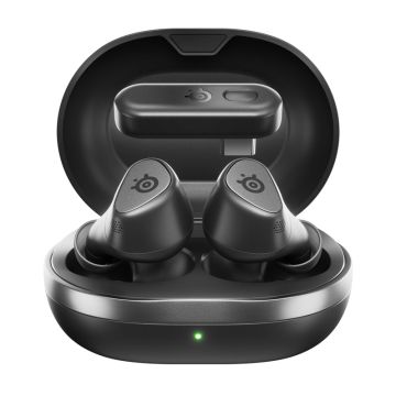 AUSINĖS STEELSERIES ARCTIS GAMEBUDS JUODOS