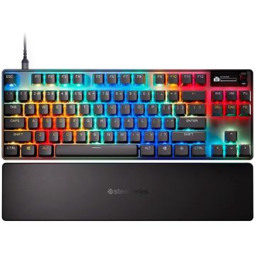 Klaviatūra Steelseries Apex Pro TKL Gen 3, Anglų (US), juoda