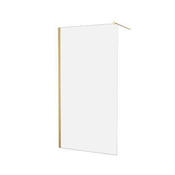 SIENELĖ DUŠO AUKSO 100X200 SKAIDRUS STIK