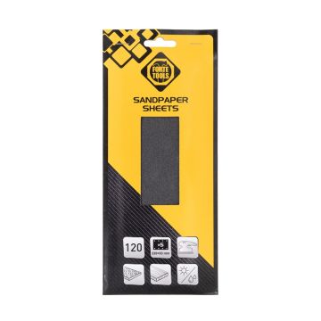 Šlifavimo lapeliai FORTE TOOLS, Nr. 120, 93×230, 5 vnt.