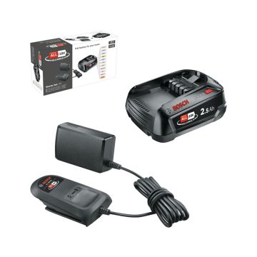 Kroviklis su akumuliatoriumi Bosch Green 18V 2.5Ah