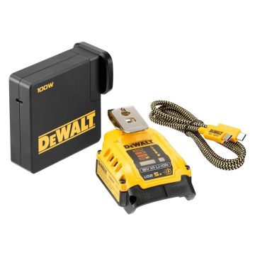 Akumuliatorių įkroviklis USB Dewalt DCB094K-QW, 18 V