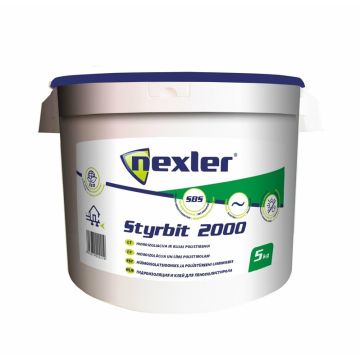 Bituminė mastika NEXLER STYRBIT 2000, 5 kg.