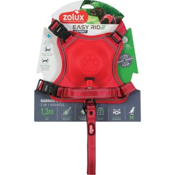 Automatinis pavadėlis Zolux, raudonas, 1.3 m