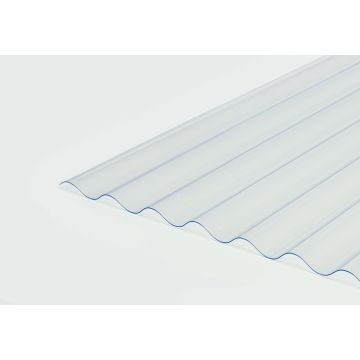 PLOKŠT PVC SINUS 0.7X900X2000MM SKAIDR