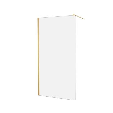 SIENELĖ DUŠO AUKSO 100X200 SKAIDRUS STIK