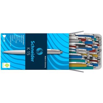 Tušinukas Schneider K15, įvairių spalvų, 0.7 mm