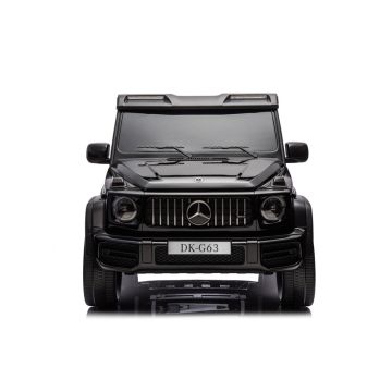 Vaikiškas elektromobilis Mercedes G63, balta/juoda/