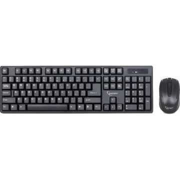 Klaviatūra Gembird KBS-W-01 EN, juoda, belaidė