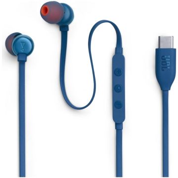 AUSINĖS IN-EAR JBL TUNE 310C MĖLYNOS