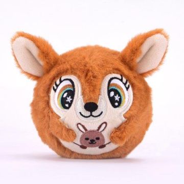 Pliušinis žaislas Bouncibles Kangaroo Jumpy, rudas, 8 cm