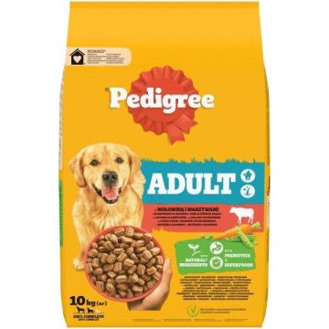 Šunų maistas Pedigree jautiena/daržovės, 10 kg