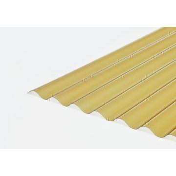 PLOKŠT PVC SINUS 0.7X900X2000MM BRONZ