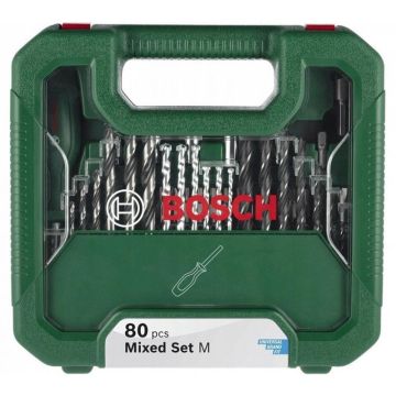 Antgalių ir grąžtų rinkinys Bosch, 80 vnt.