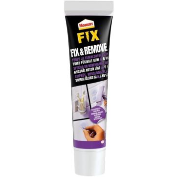 Nuimami klijai universalūs Moment Fix&Remove,40g skaidri