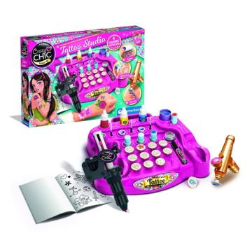 Rinkinys tatuiruotėms Clementoni Crazy Chic 18260, vaikams